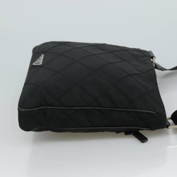PRADA Quilted Shoulder Bag Nylon Black Auth yk16865 - Picture 4 of 16